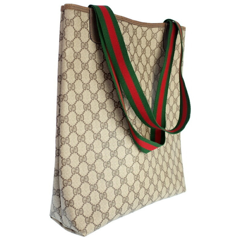 Gucci web canvas Sherry GG Shoulder Brown Supreme bag Tan signature